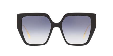 Fendi FE40012U 54 Grey & Black Sunglasses 